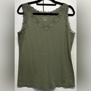 Karen Scott Army Green Tank Top - Size Large